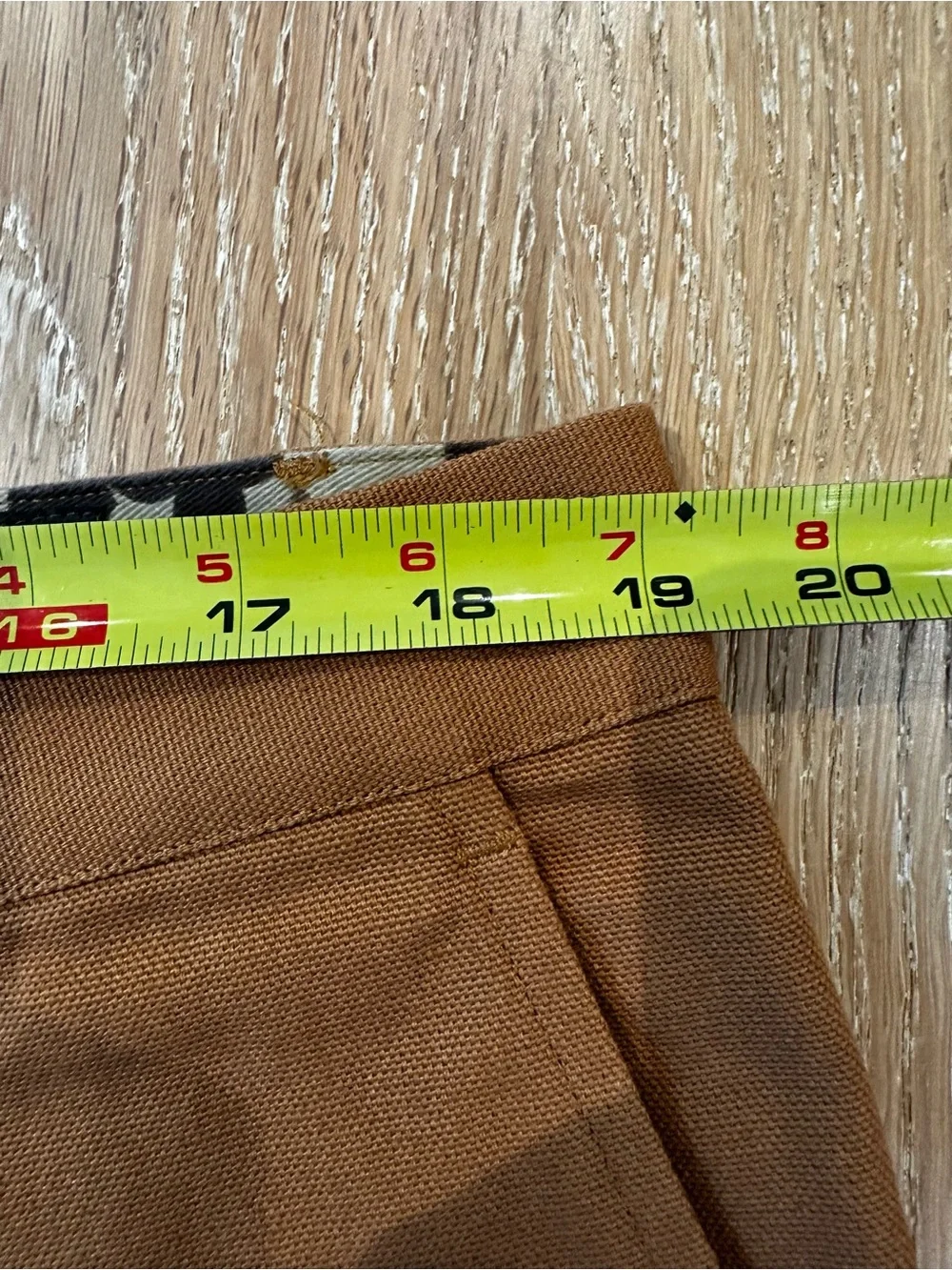 Men's Flat Front Brown Chino Shorts